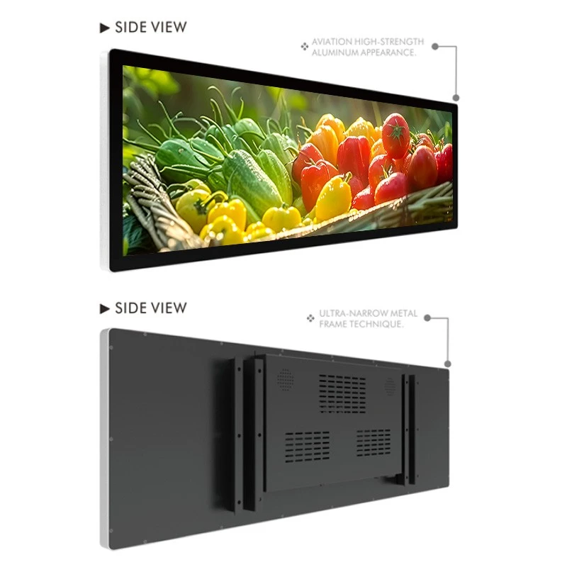 28 .6 Inch LCD Bar Display Double Face Screen Manufacturer high quality