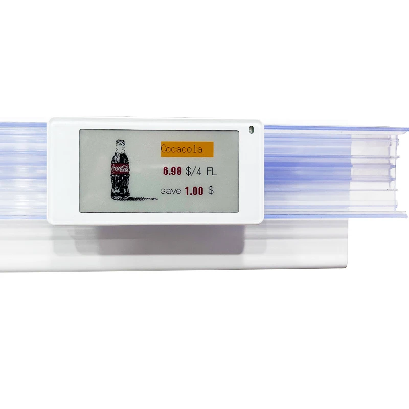 Saluran penyemperitan tag harga elektronik 2.6 inci