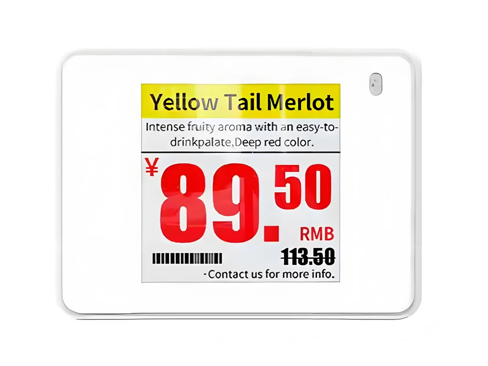 1.54 inci empat tag harga elektronik warna