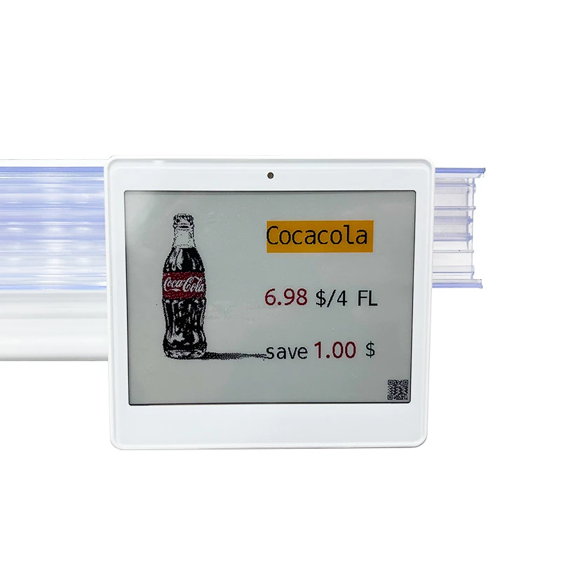 Saluran penyemperitan tag harga elektronik 4.2 inci