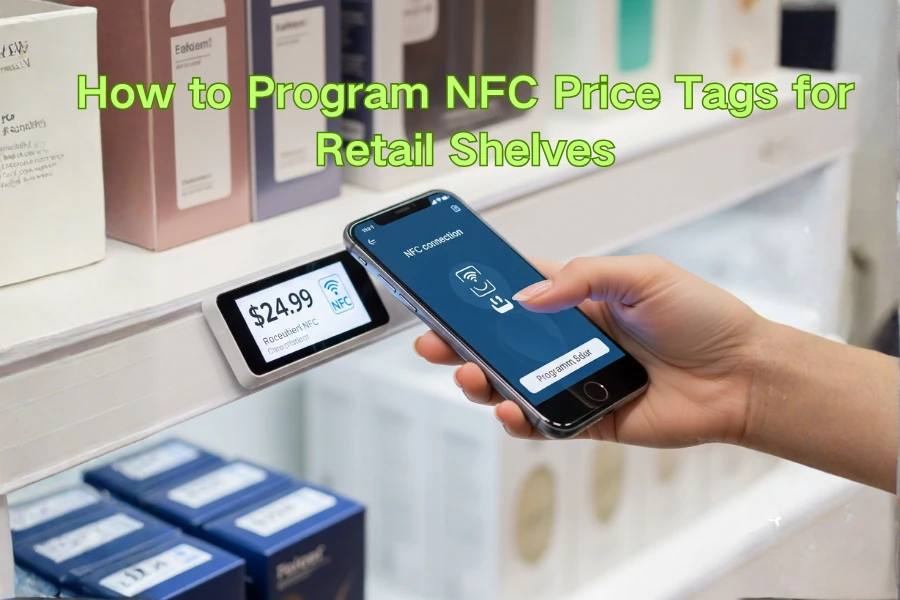 Cara Memprogram Tanda Harga NFC untuk Rak Runcit