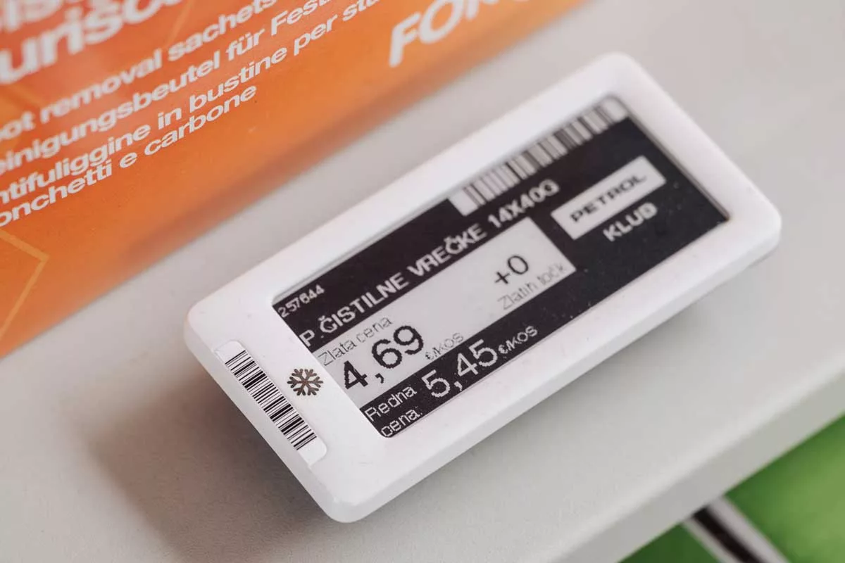 e-ink electronic price tags