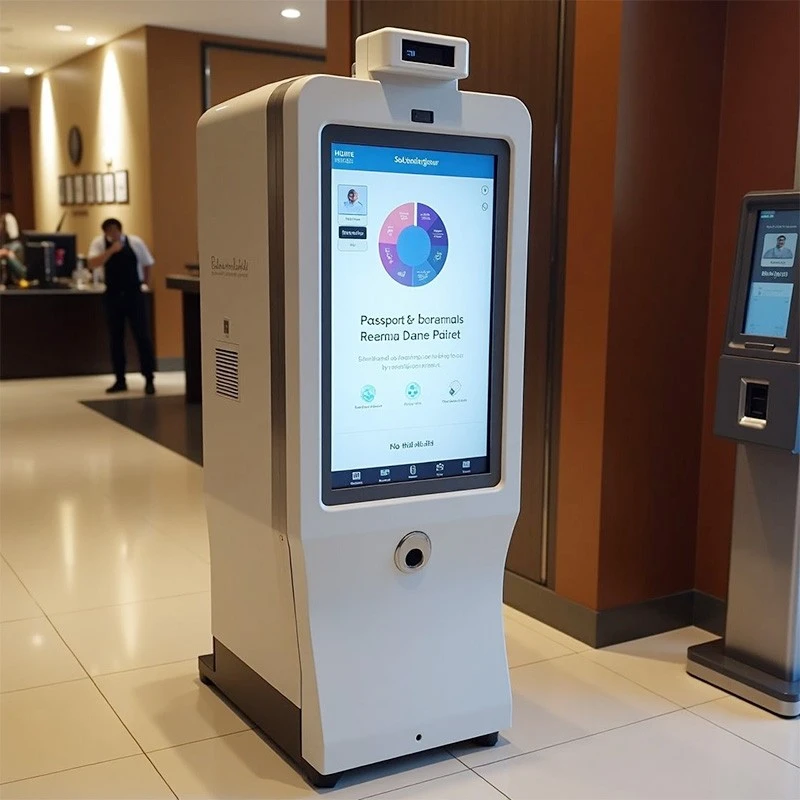 Self Service Reception Interactive Kiosks Solutions Display suppliers