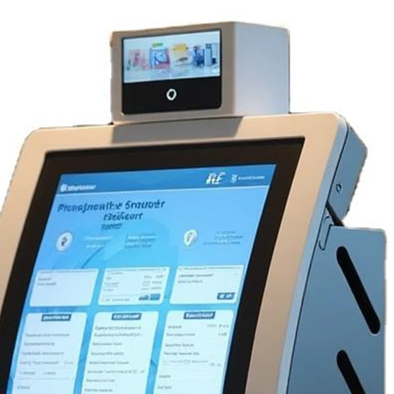 Self Service Reception Interactive Kiosks Solutions Display factory